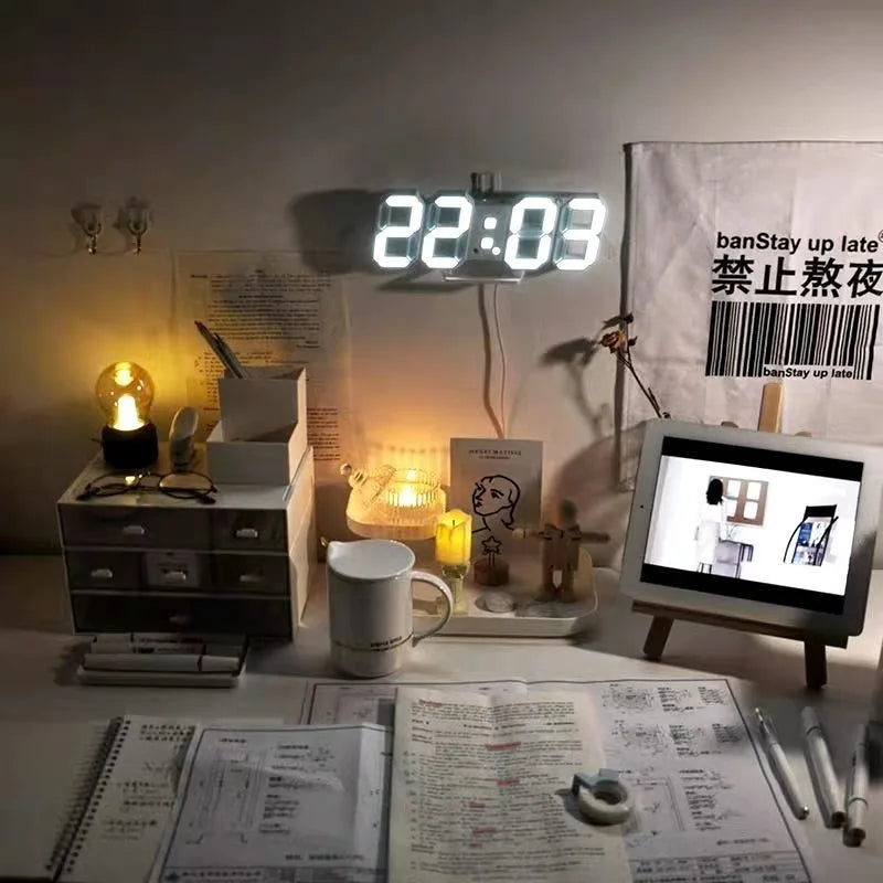 🕒 Modern LED Digital Wall Clock